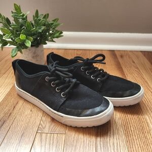 Sorel Womens Campsneak Lace Black Shoes